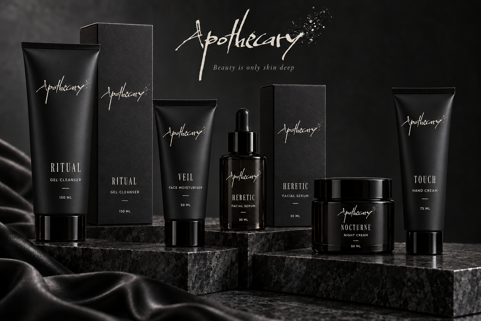 Complete Apothecary skincare product range